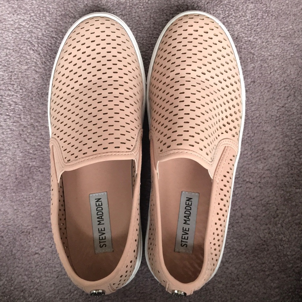 Peach Steven madden sneakers